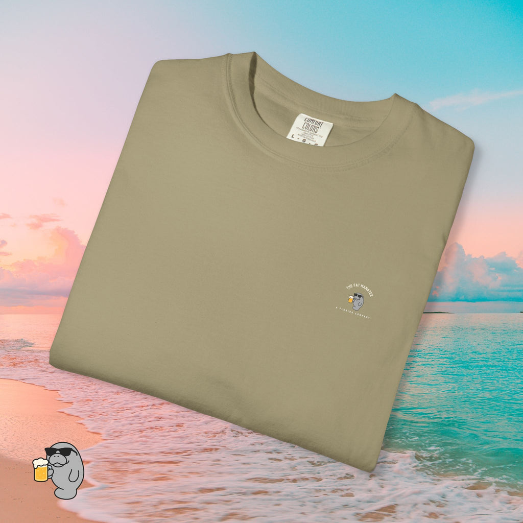The Fat Manatee “Not Lost, Just Trolling for Better Company” T-Shirt – Funny Florida Beach Shirt, Coastal Graphic Tee, Summer Vacation Shirt