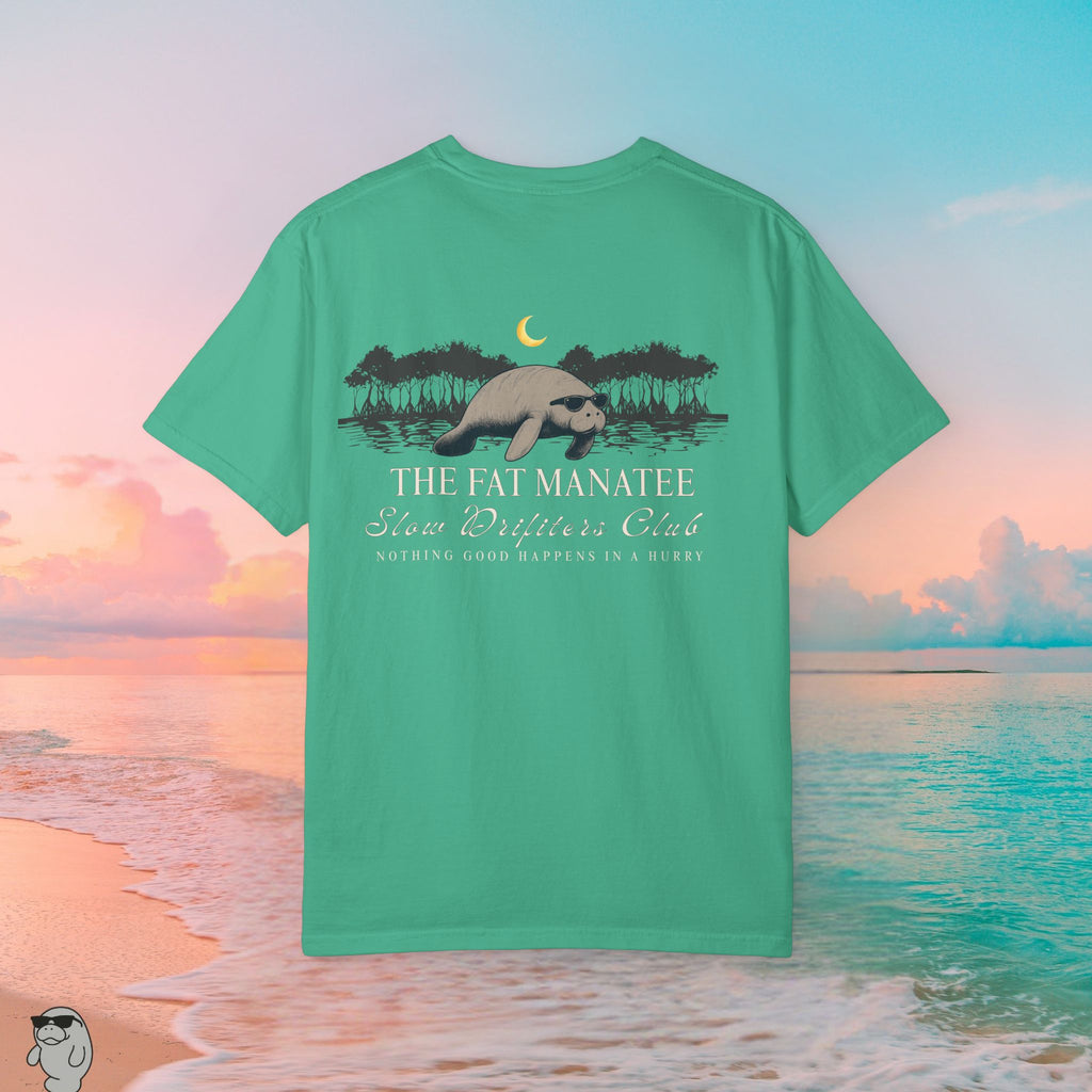 The Fat Manatee™ Slow Drifters Club Tee | Premium Florida Coastal T-Shirt