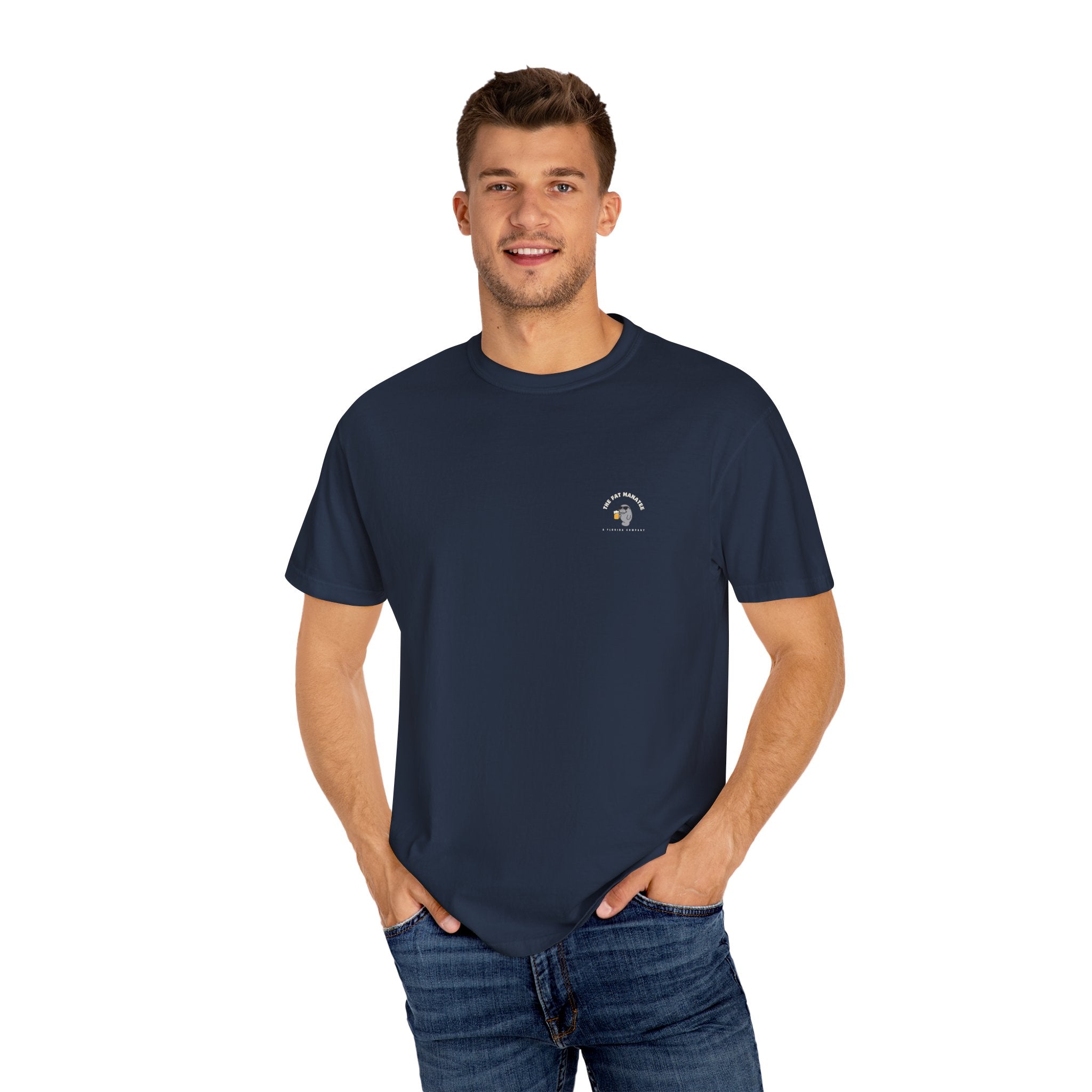 The Fat Manatee “Mangrove Cruiser” Tee – Vintage Surfside Comfort
