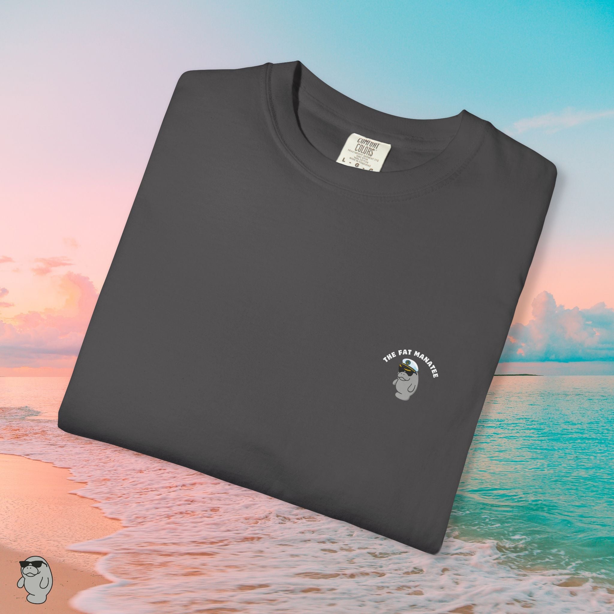 Florida Coastal T-Shirt – Stay Buoyant Beach Graphic Tee | Fat Manatee