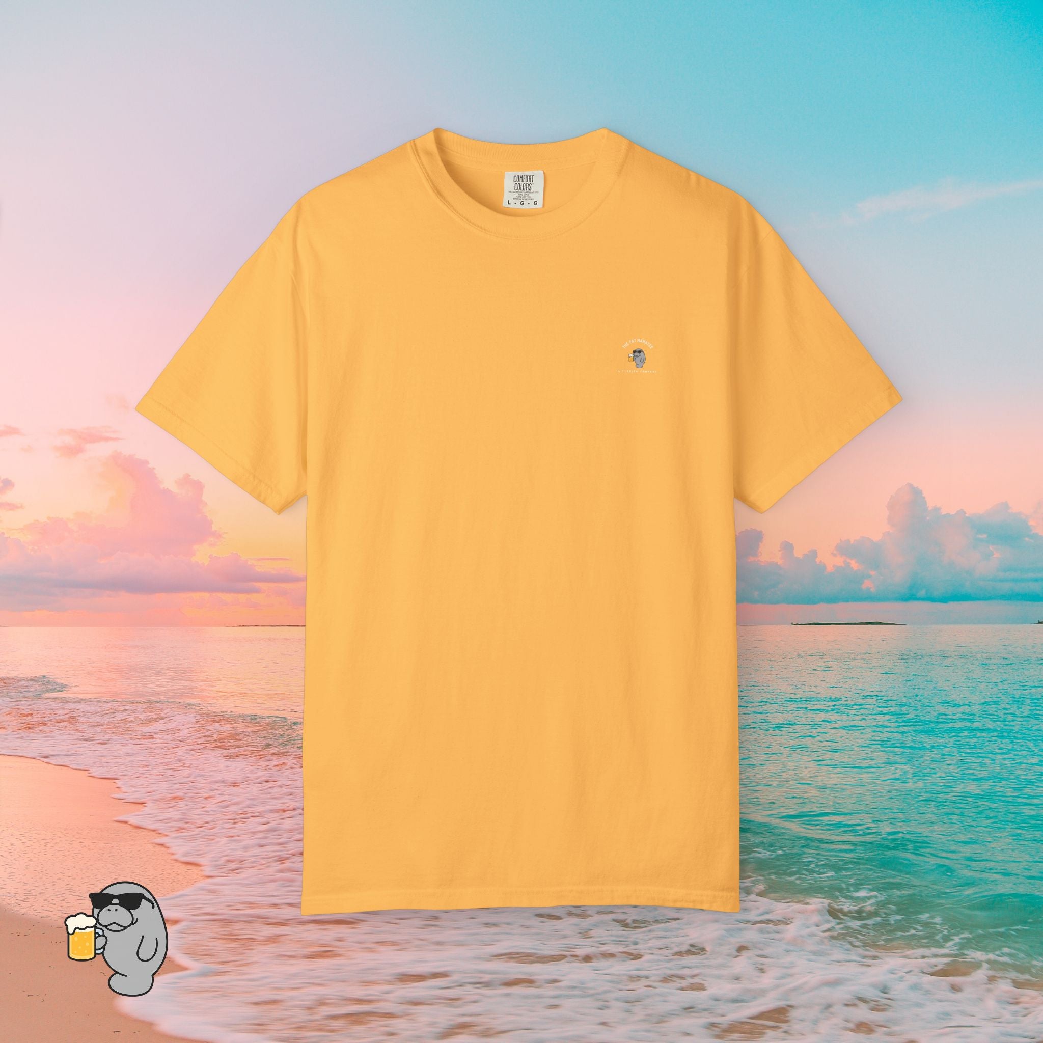 The Fat Manatee “Not Lost, Just Trolling for Better Company” T-Shirt – Funny Florida Beach Shirt, Coastal Graphic Tee, Summer Vacation Shirt