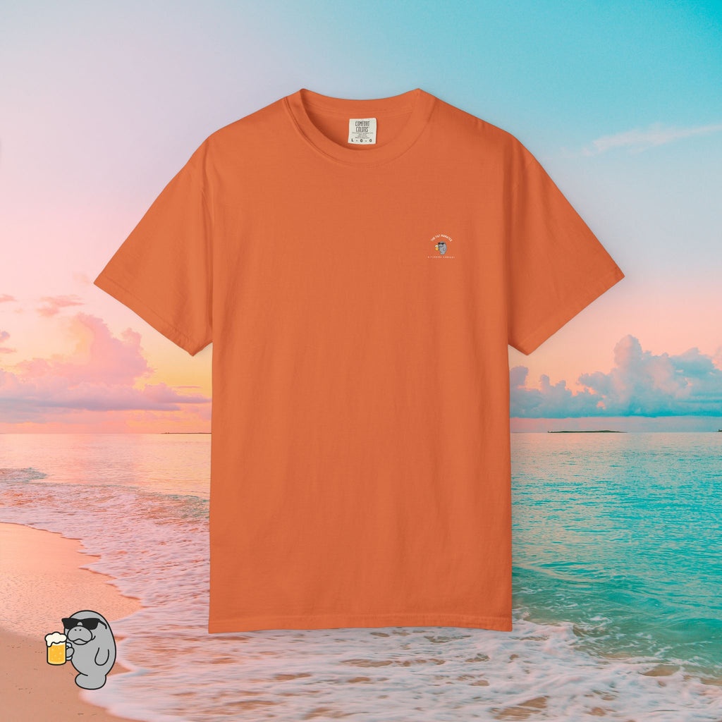 The Fat Manatee “Not Lost, Just Trolling for Better Company” T-Shirt – Funny Florida Beach Shirt, Coastal Graphic Tee, Summer Vacation Shirt