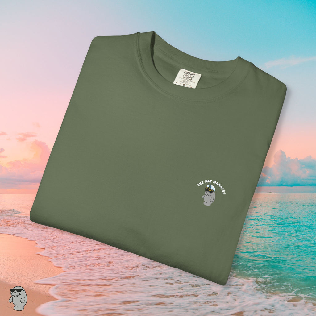Florida Coastal T-Shirt – Stay Buoyant Beach Graphic Tee | Fat Manatee