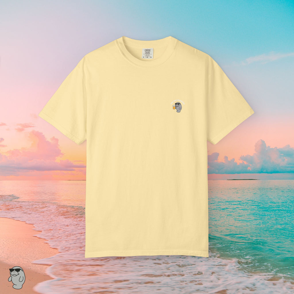 Chill Beach Vibes Unisex T-shirt - Low Wake High Spirits, Relaxation Wear, Summer Style, Gift for Beach Lovers, Casual Tee