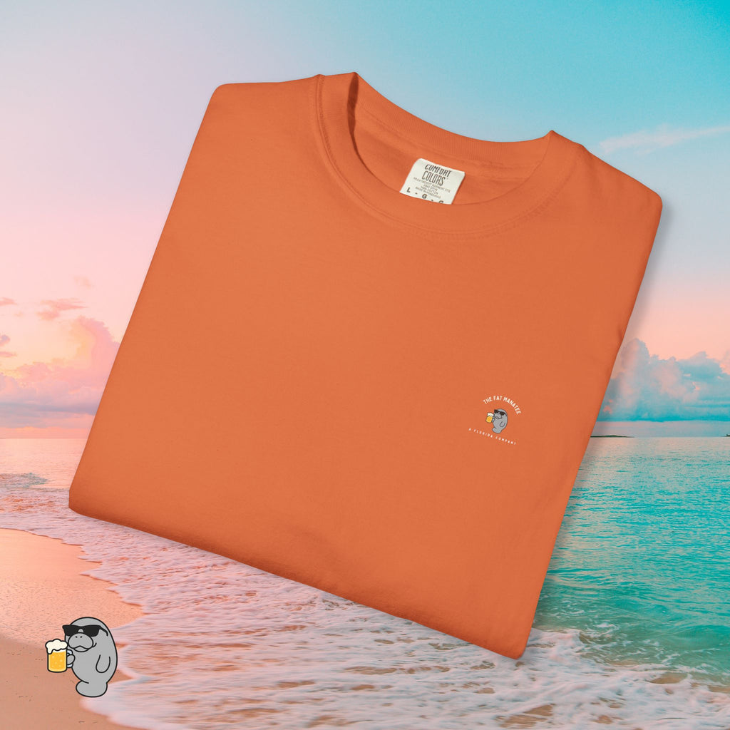 The Fat Manatee “Not Lost, Just Trolling for Better Company” T-Shirt – Funny Florida Beach Shirt, Coastal Graphic Tee, Summer Vacation Shirt