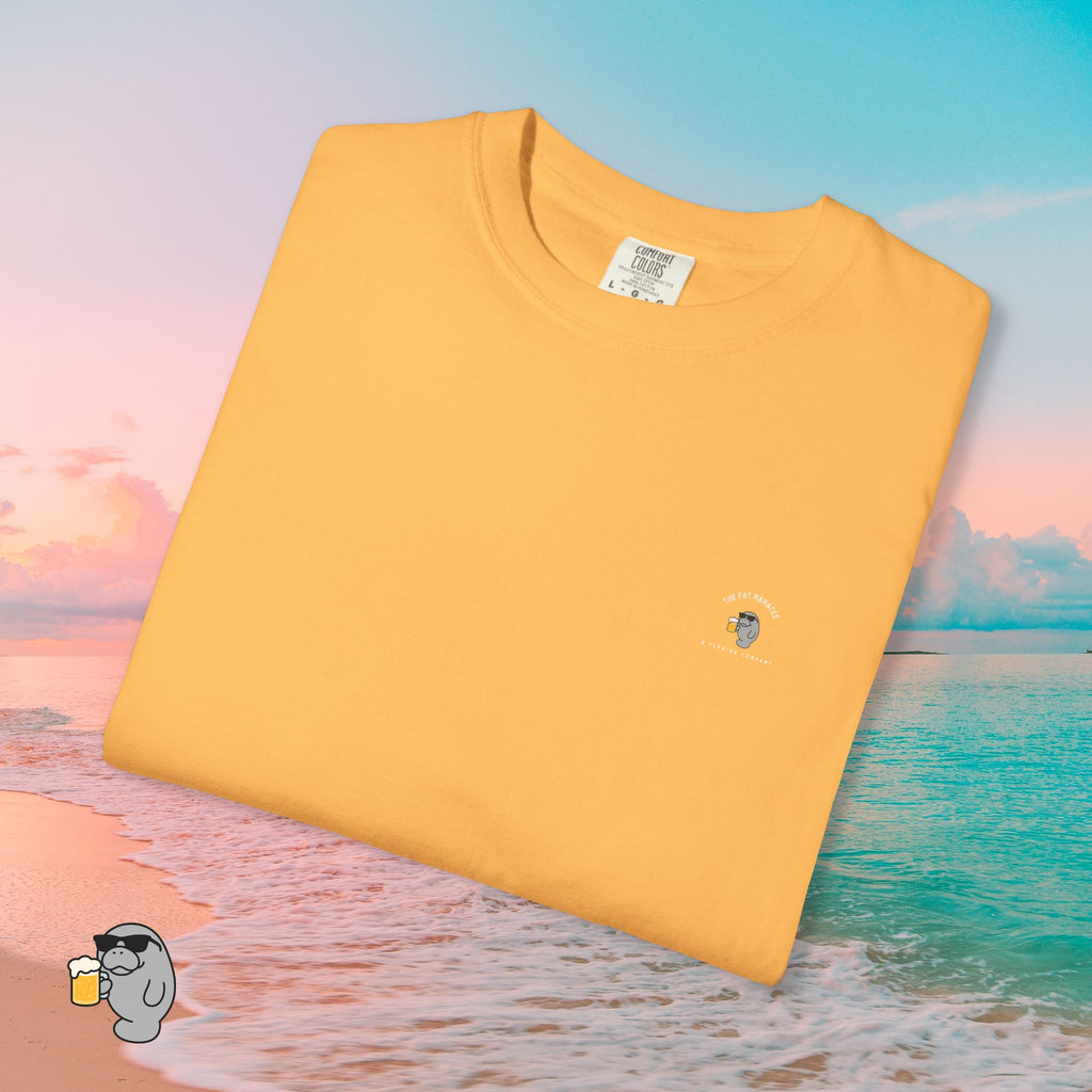 The Fat Manatee “Not Lost, Just Trolling for Better Company” T-Shirt – Funny Florida Beach Shirt, Coastal Graphic Tee, Summer Vacation Shirt
