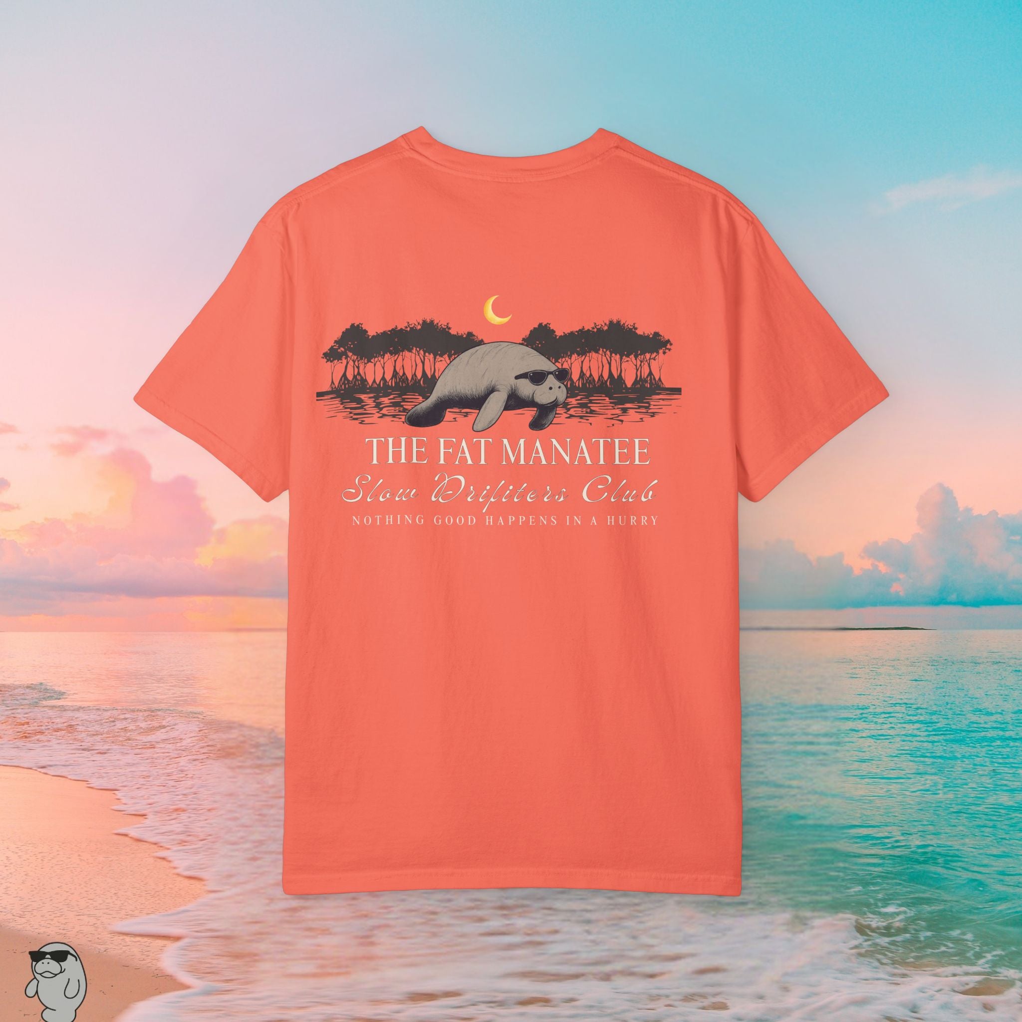 The Fat Manatee™ Slow Drifters Club Tee | Premium Florida Coastal T-Shirt