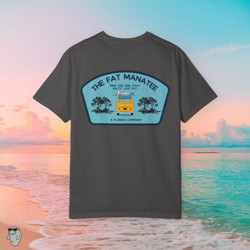 Florida Coastal T-Shirt – Mangrove Cruiser Vintage Surf Graphic Tee | Fat Manatee