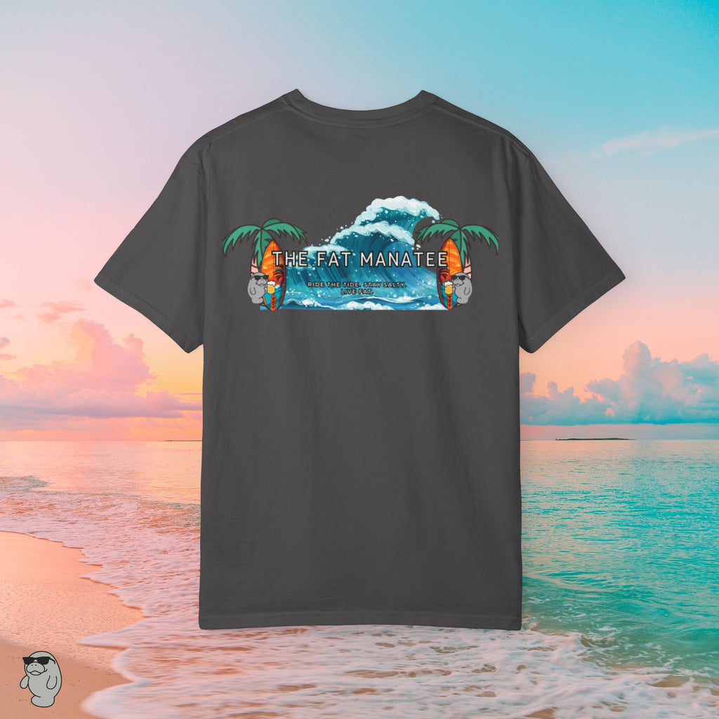 The Fat Manatee Ride The Wave Tee
